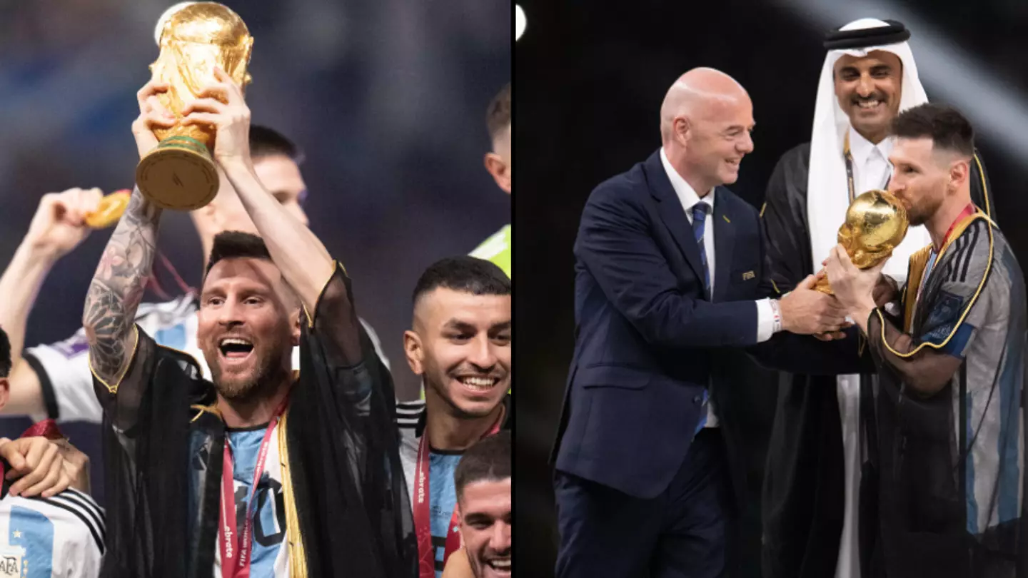 Special meaning behind ‘cloak’ that was put on Messi for World Cup trophy ceremony