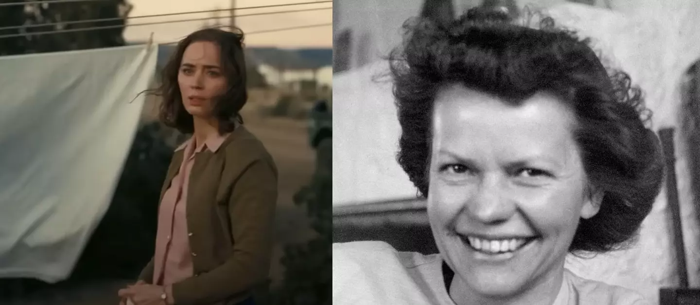 Emily Blunt as Kitty Oppenheimer, his wife.