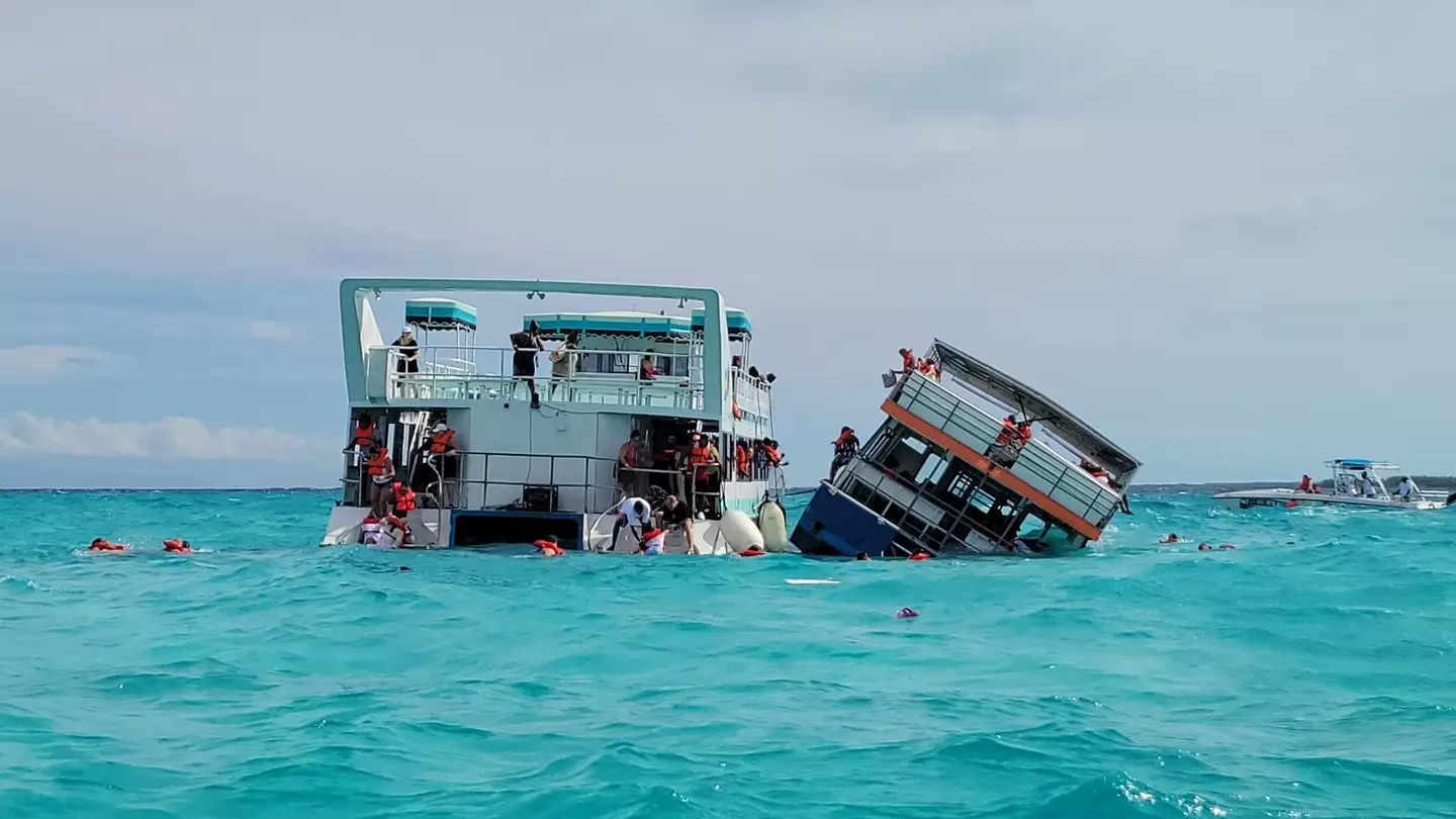 Police confirmed the catamaran's collapse caused one death.