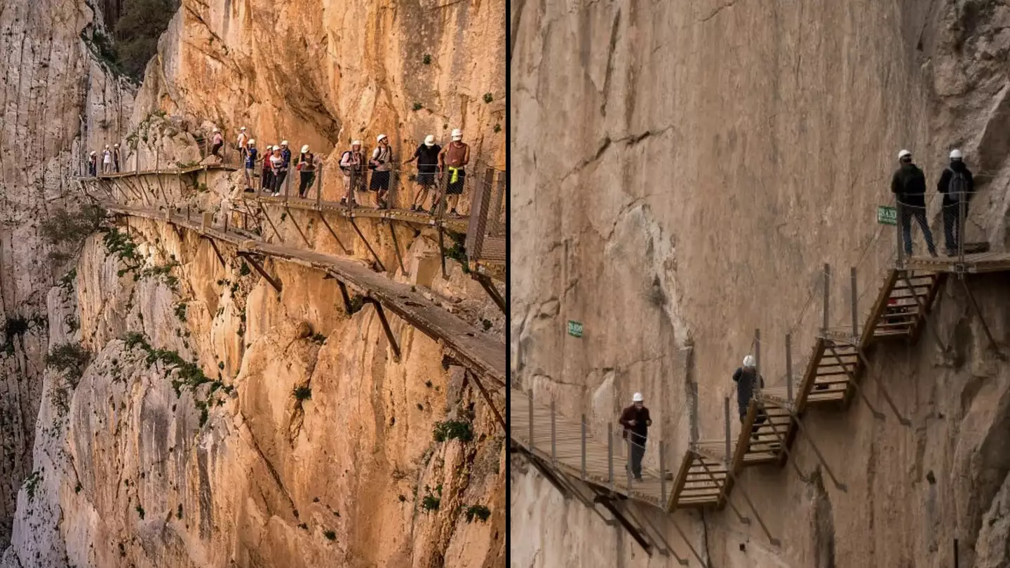 British tourist, 20, dies while climbing on Spain's dangerous 'Monkey Bridge' path