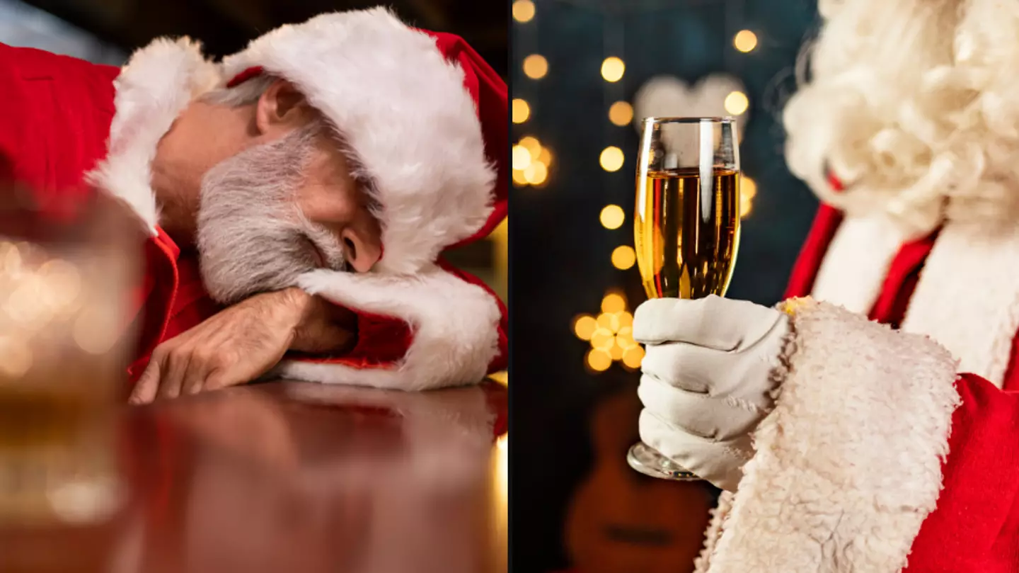 How much alcohol Santa drinks while travelling across UK revealed