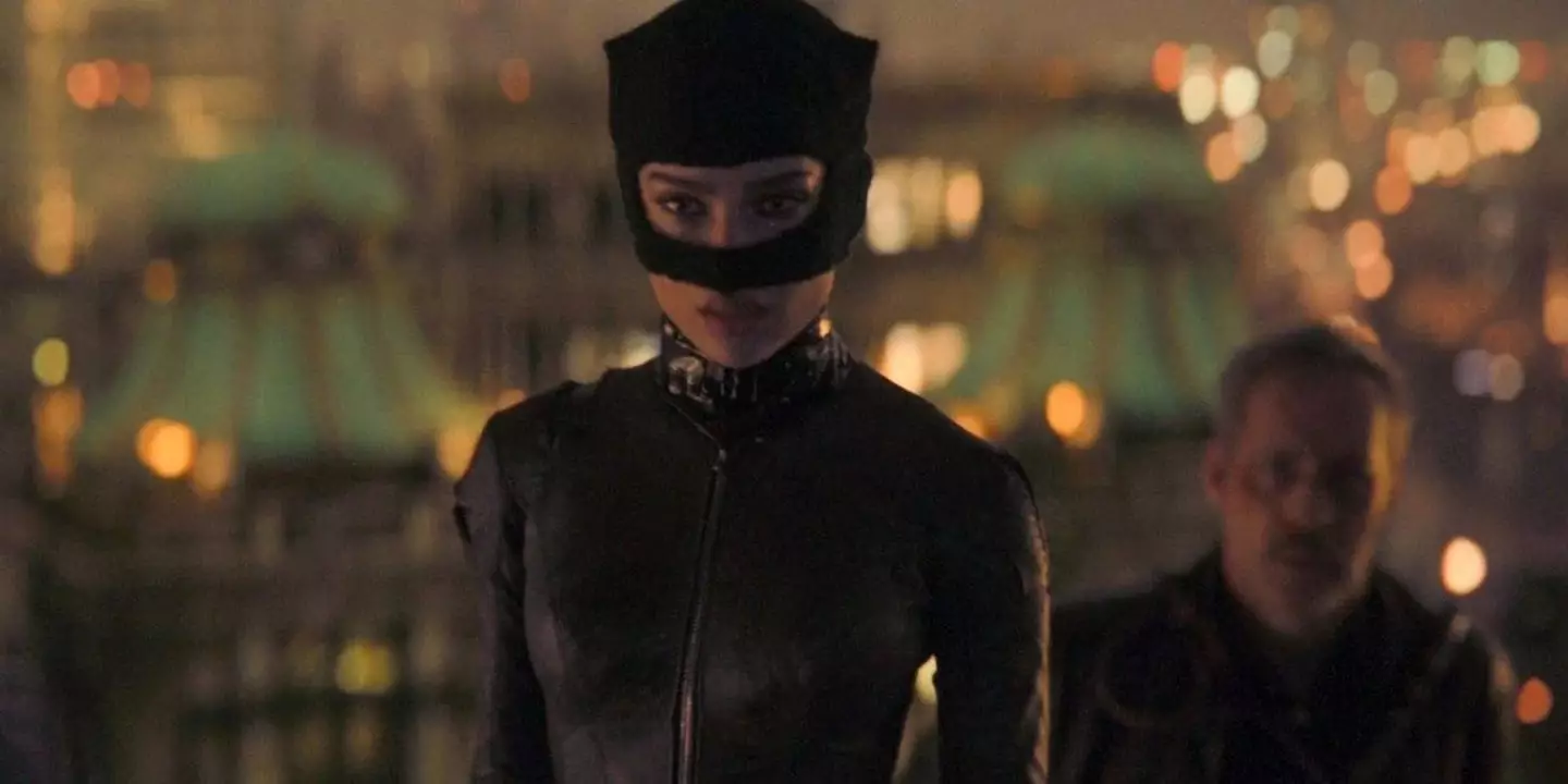 Zoe Kravitz as Selina Kyle/Catwoman.