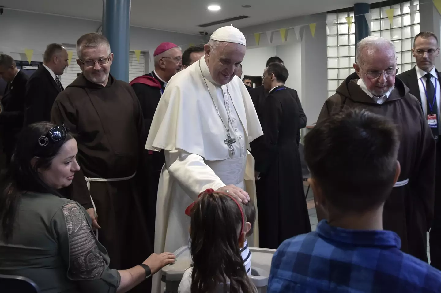 The Pope was well-known for his work for those in need. (TIZIANA FABI/AFP via Getty Images)