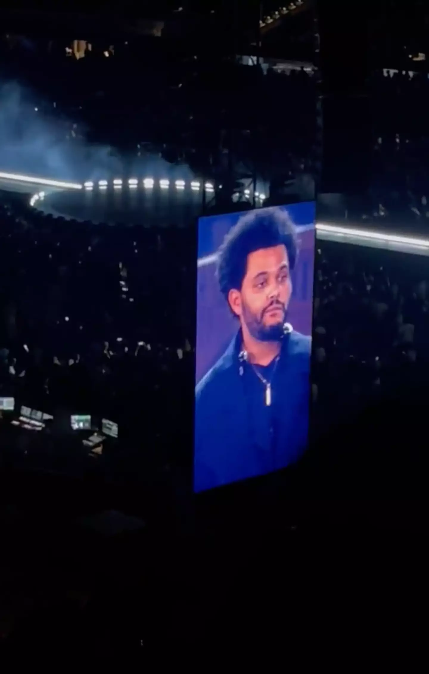 The Weeknd was forced to halt his show at the SoFi Stadium in Los Angeles.
