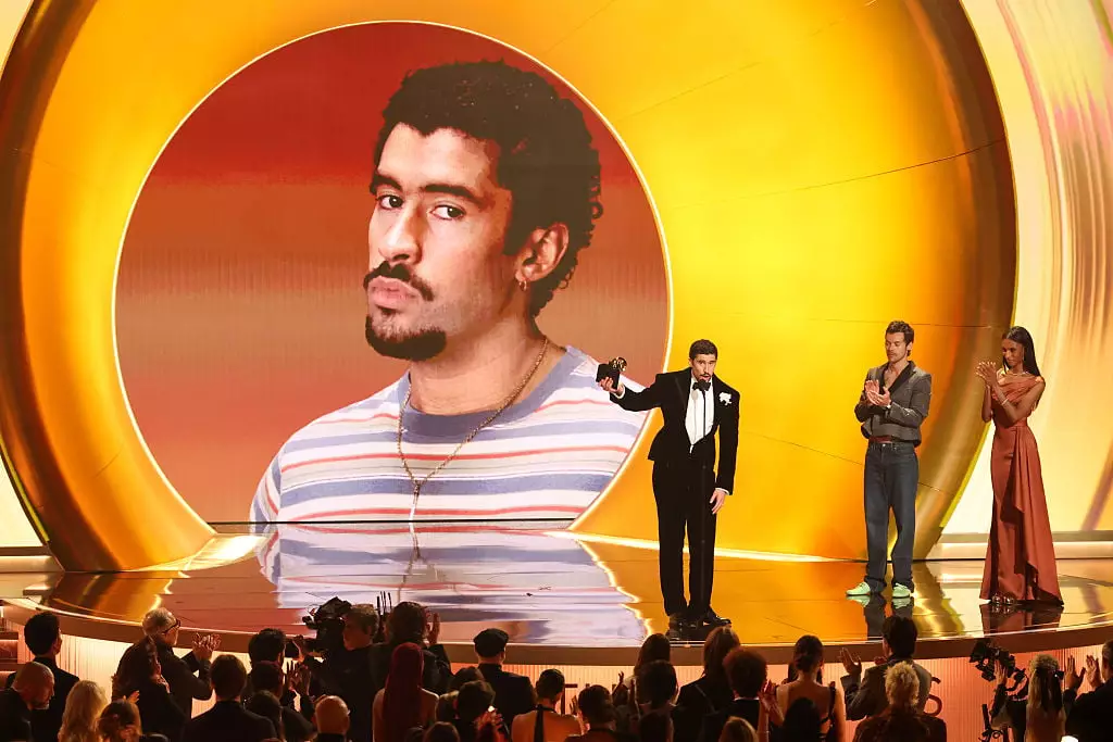Bad Bunny won Album of the Year at the 2026 Grammy Awards (Christopher Polk/Getty Images)