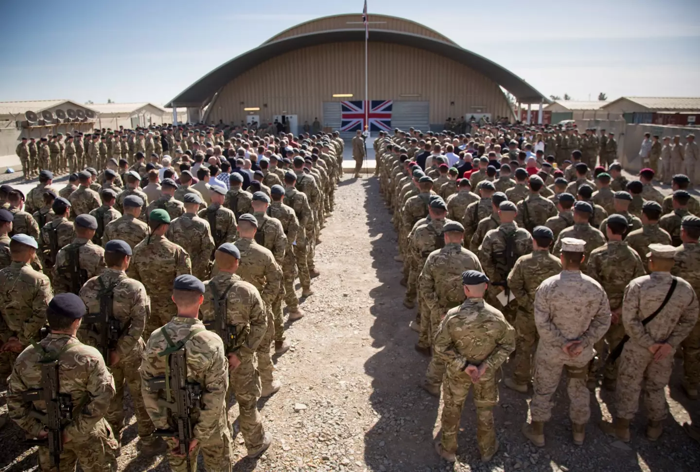 Brits currently aren't required to complete mandatory military service (Matt Cardy/Getty Images)