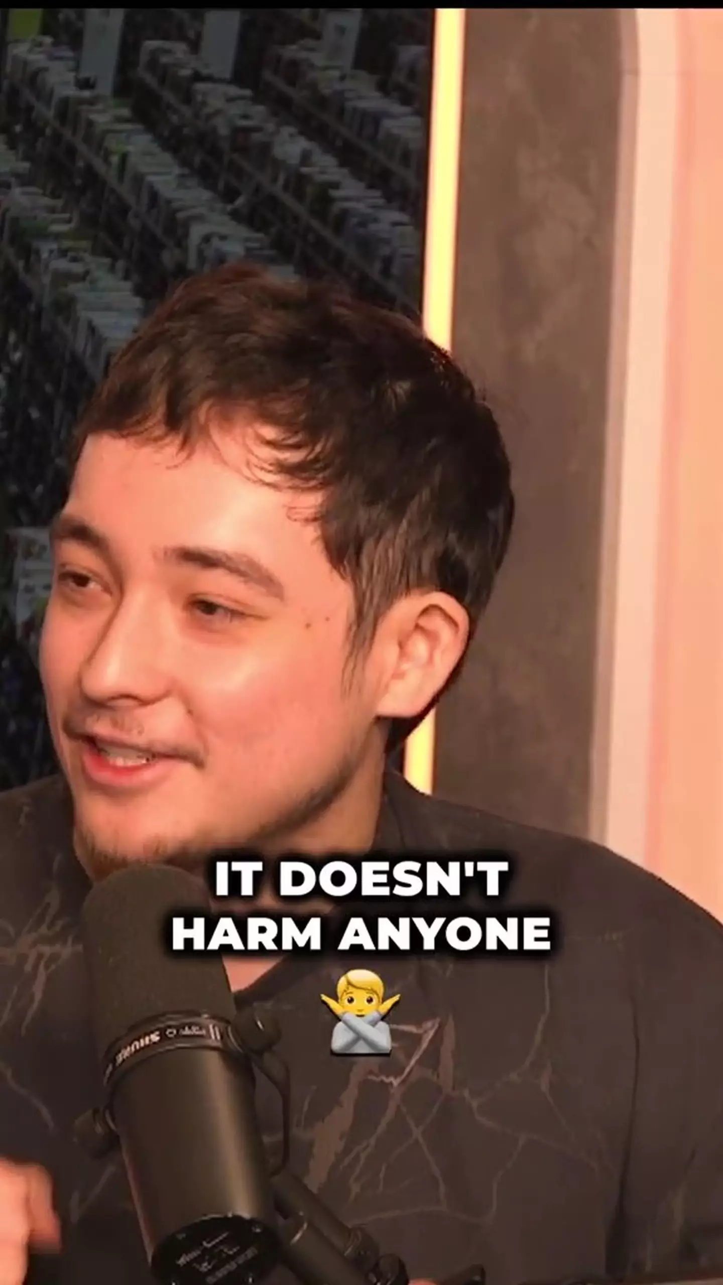 Lots of people, including McDonald's staff, disputed his claim that 'it doesn't hurt anyone'.