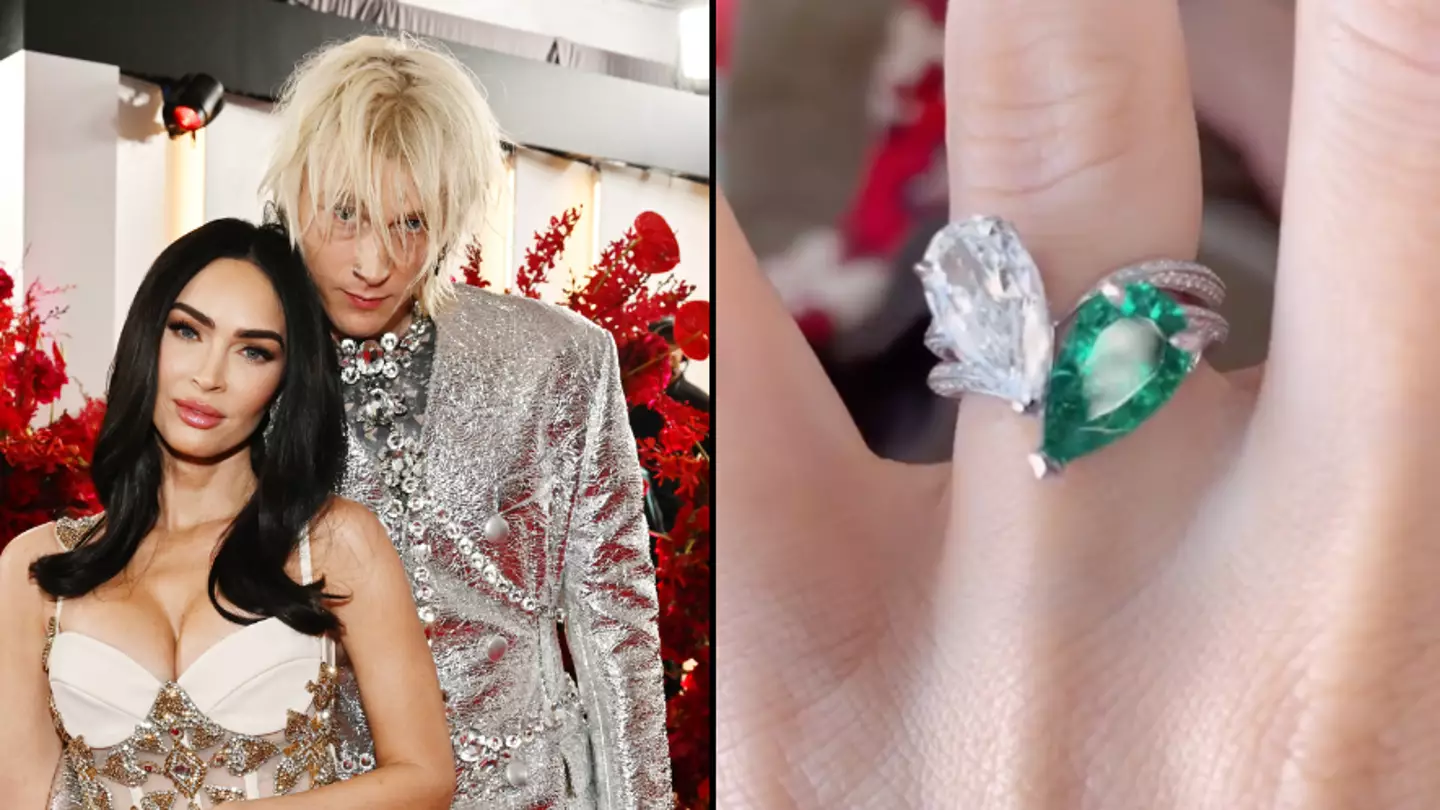 Machine Gun Kelly explained why Megan Fox wore engagement ring that would physically harm her to take off