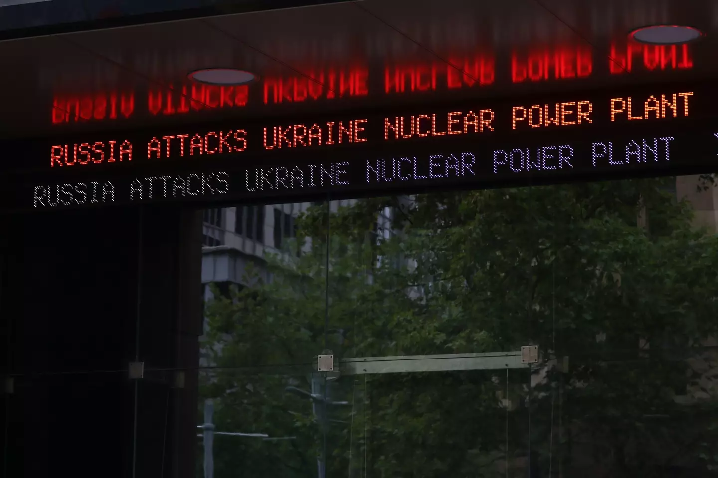 World leaders were briefed on the situation.