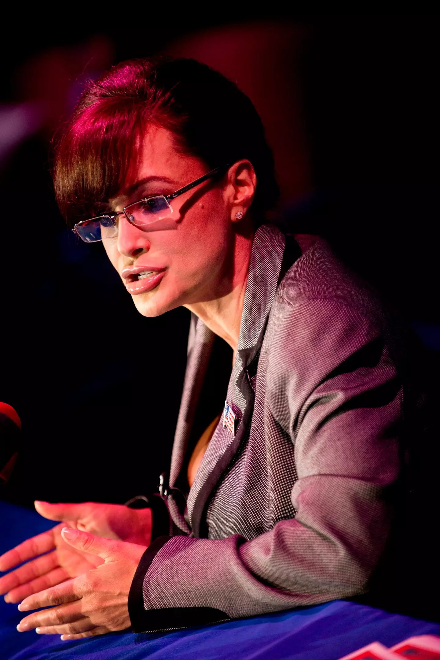 Lisa Ann is well known for her Sarah Palin parody (BRENDAN SMIALOWSKI/AFP/GettyImages)