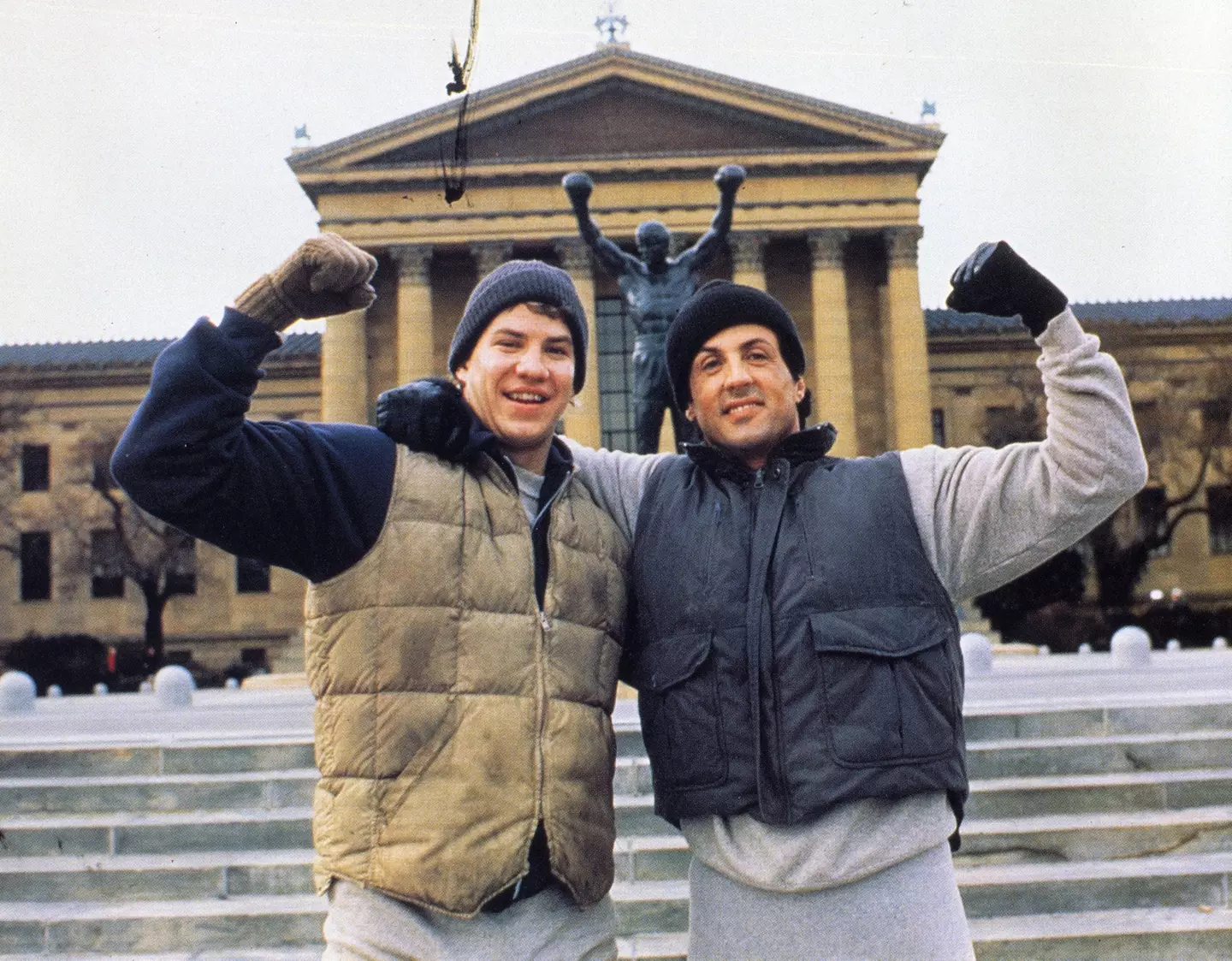 Tommy Morrison was chosen to star in a Rocky movie.