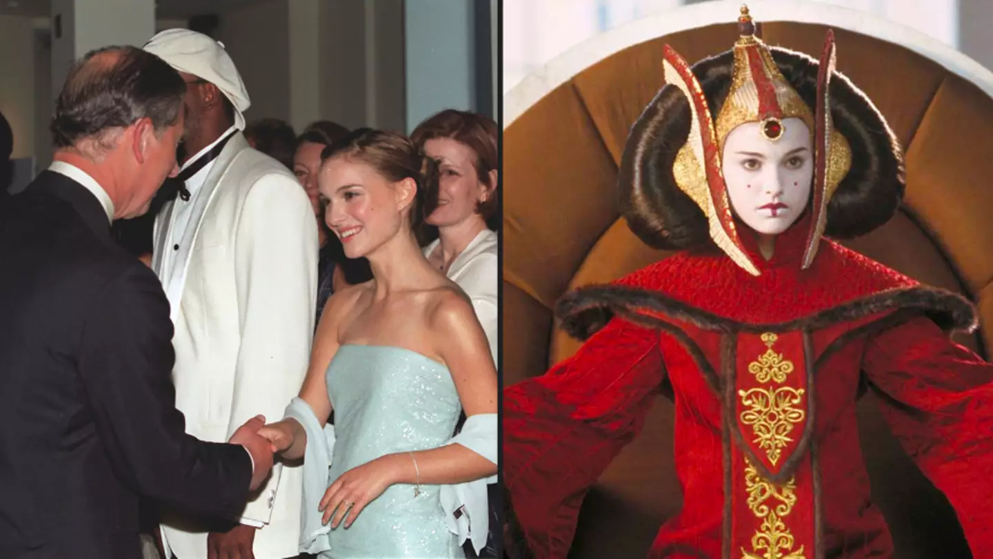 Natalie Portman says King Charles asked her at Phantom Menace premiere if she was in original Star Wars trilogy