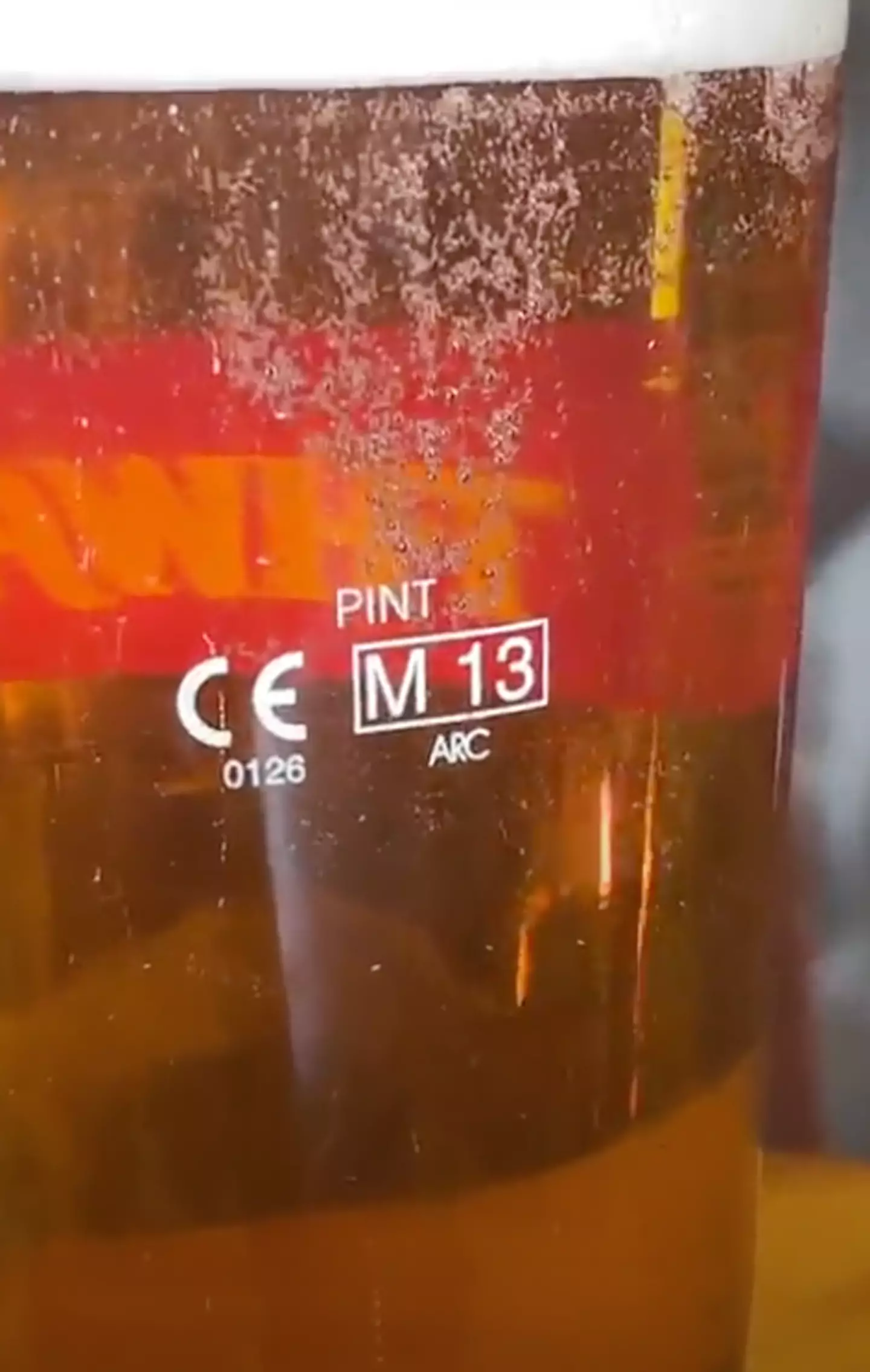 The numbers on pint glasses actually mean something, believe it or not.