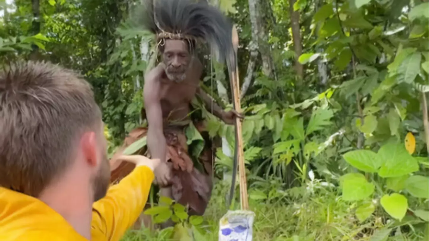 TikToker who fled from 'cannibal tribe' showed shocking thing that happened when he returned