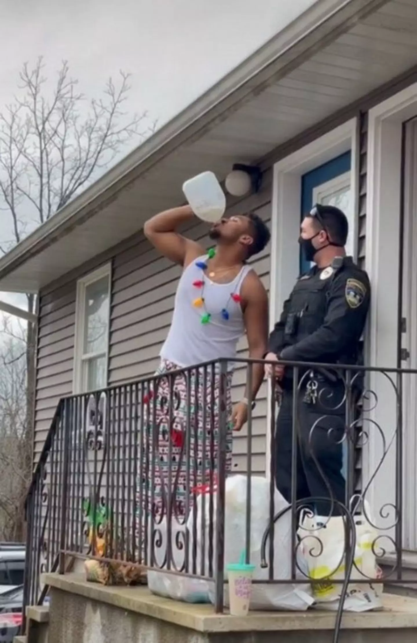 28 ambulances were reportedly called out after the trend took over a student party in Amherst.