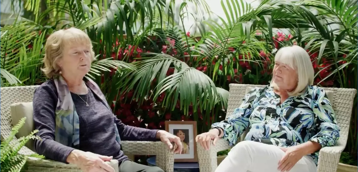 He described Mary (left) and Helena (right) as a 'gift'.