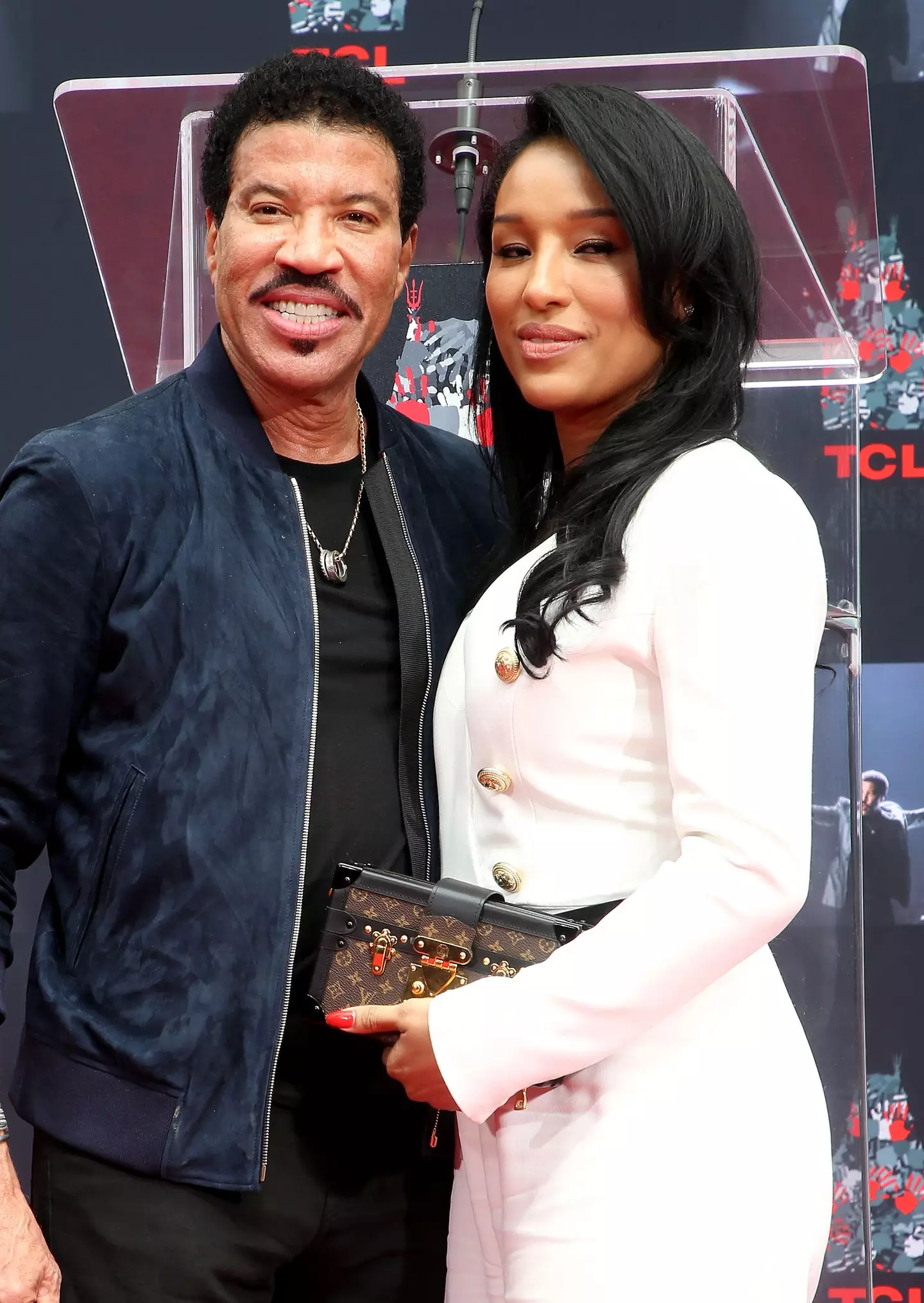 Lionel Richie with his partner Lisa Parigi.