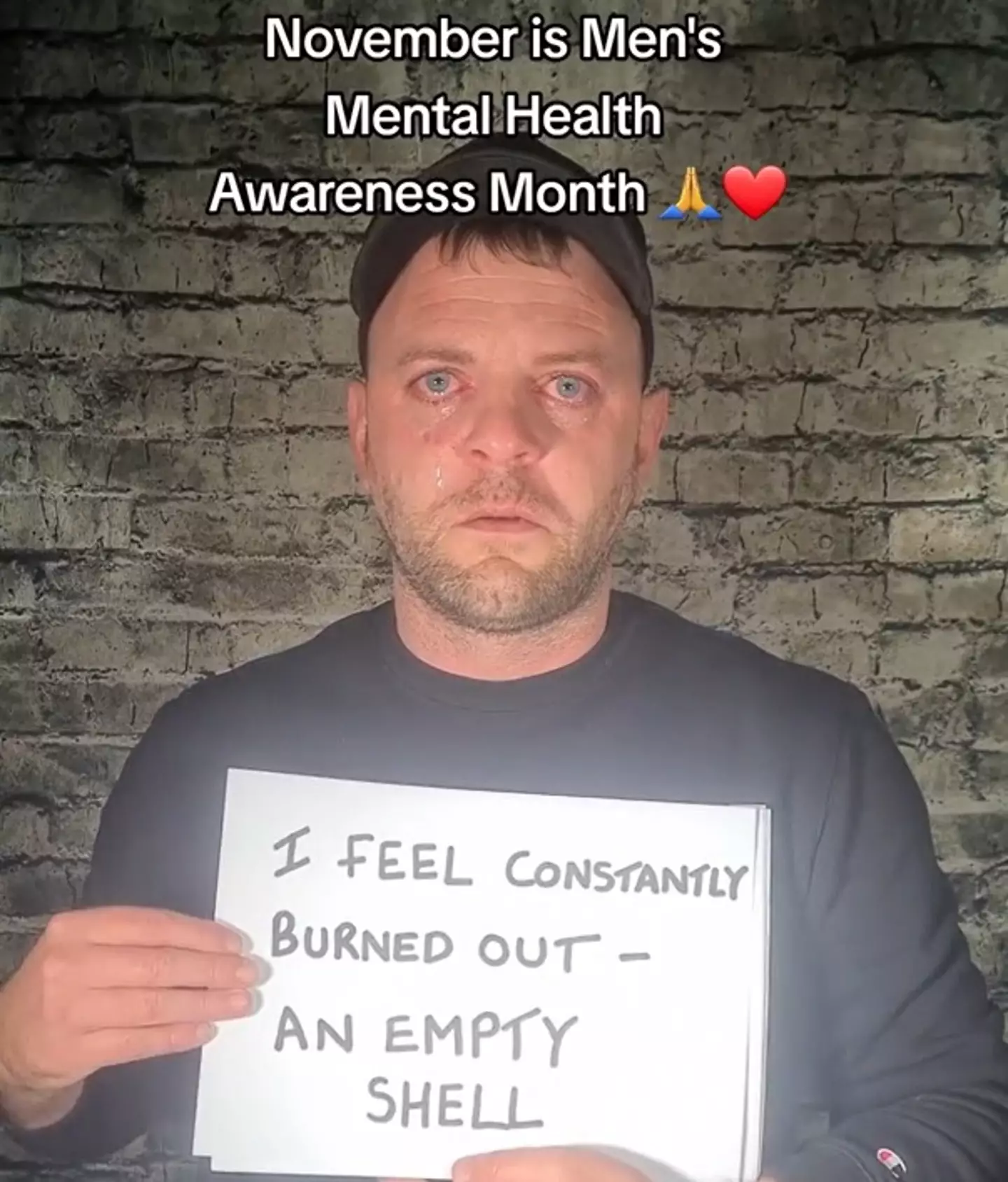 The actor has made a number of videos focusing on mental health.