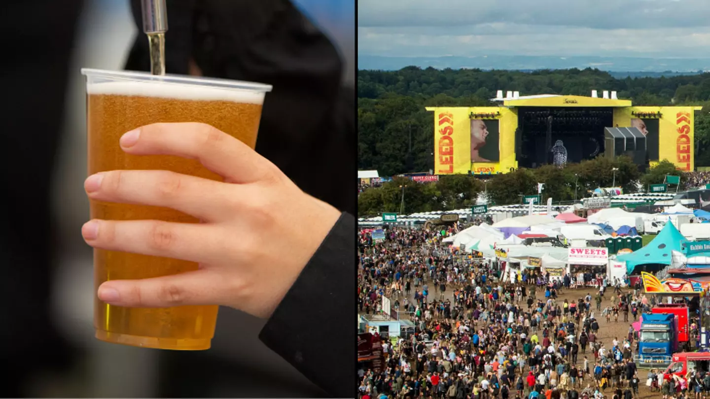 People shocked at how much drinks cost at Reading and Leeds festival
