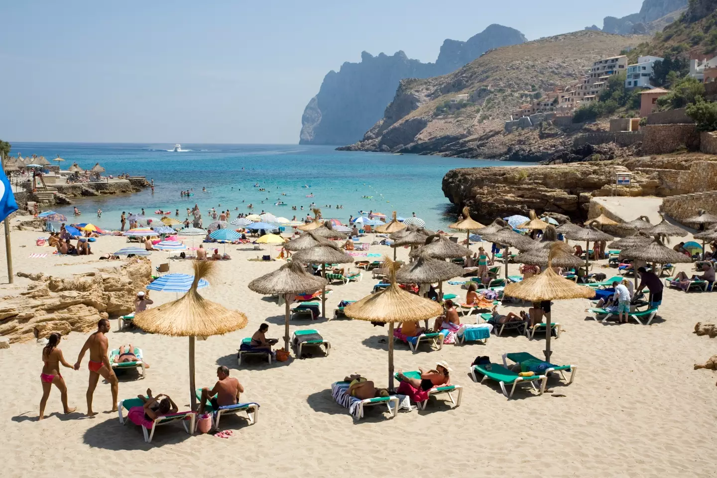 A beach in Majorca.