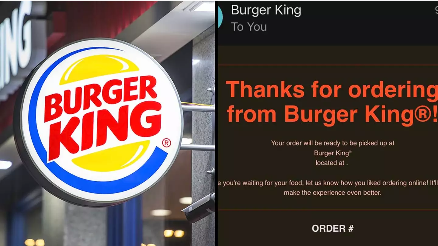 People have been left massively confused after receiving blank Burger King receipt