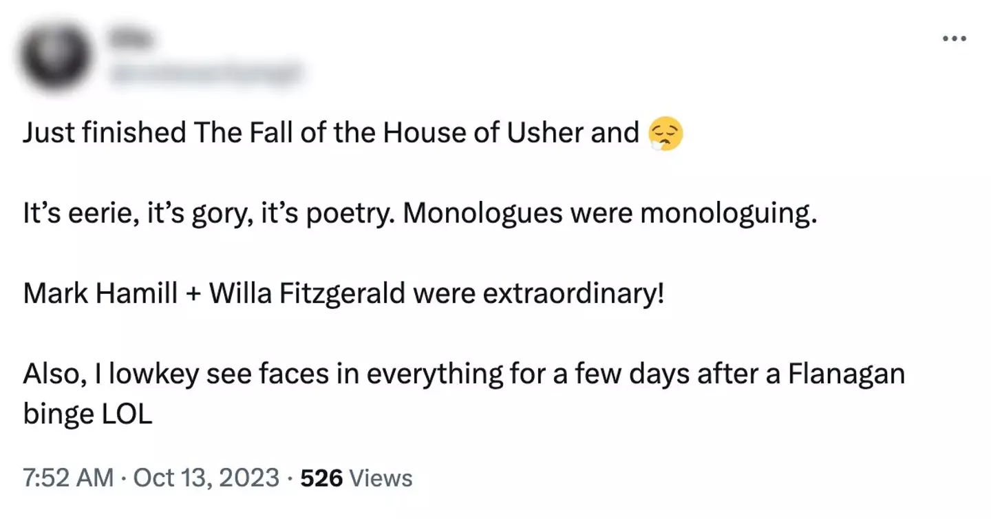 Horror fans have heaped praise on the series.