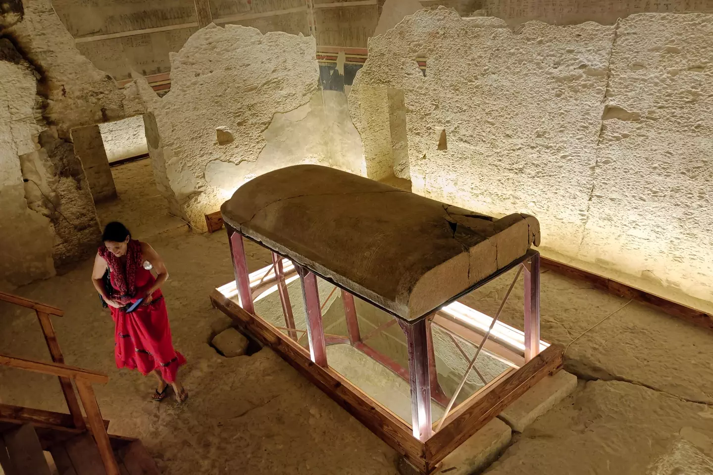 Egypt was reopened the tomb in a bid to boost tourism (AFP via Getty Images)