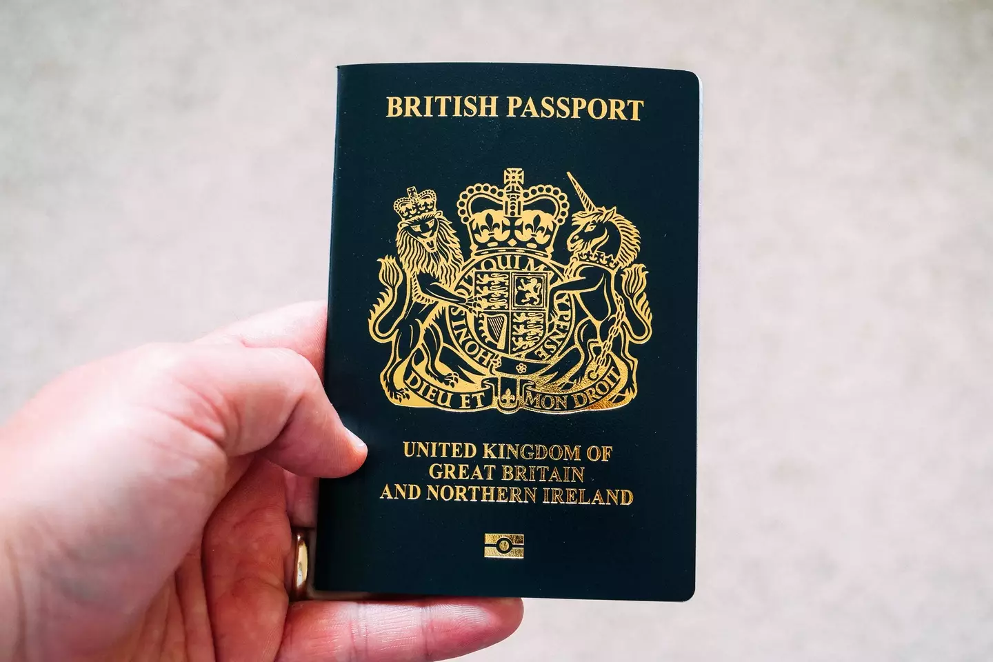 Still, blue passports though, eh?