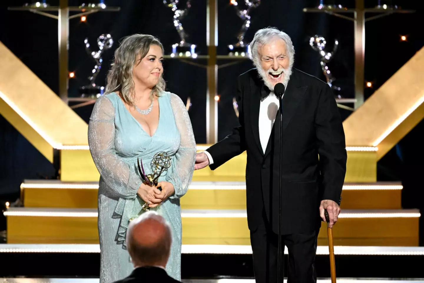 Dick Van Dyke says he and his wife 'get along so well', despite what 'everybody' thought (Gilbert Flores/Variety via Getty Images)