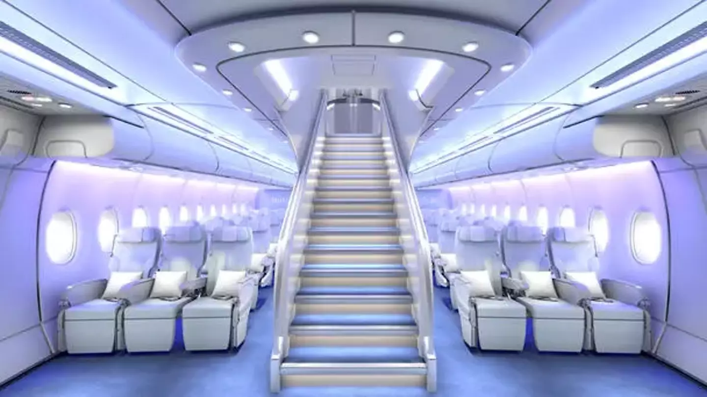 The A380 boasts a spacious cabin. (Airbus)