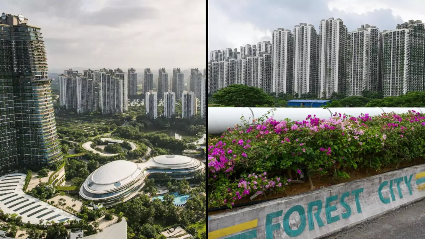 £80 billion eco-friendly ‘Forest city’ is now a complete ghost town