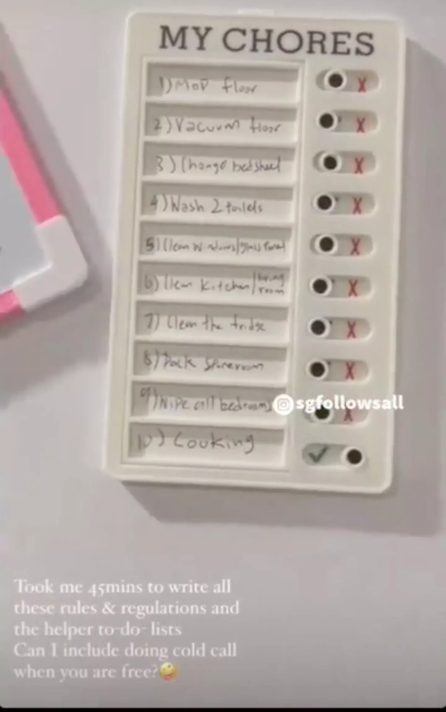 People online have criticised the employer.