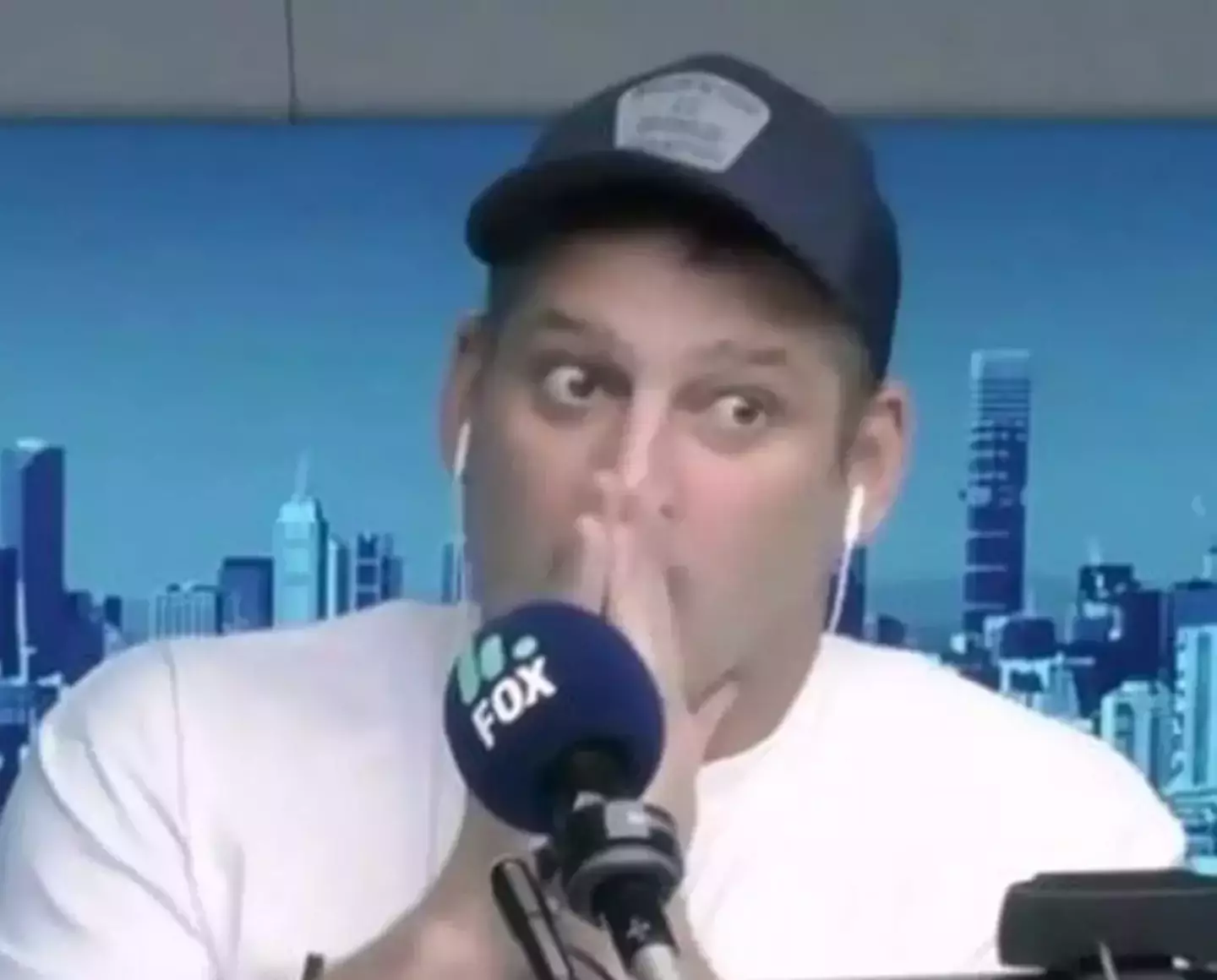 When you have a proposal live on your radio show and it goes wrong.