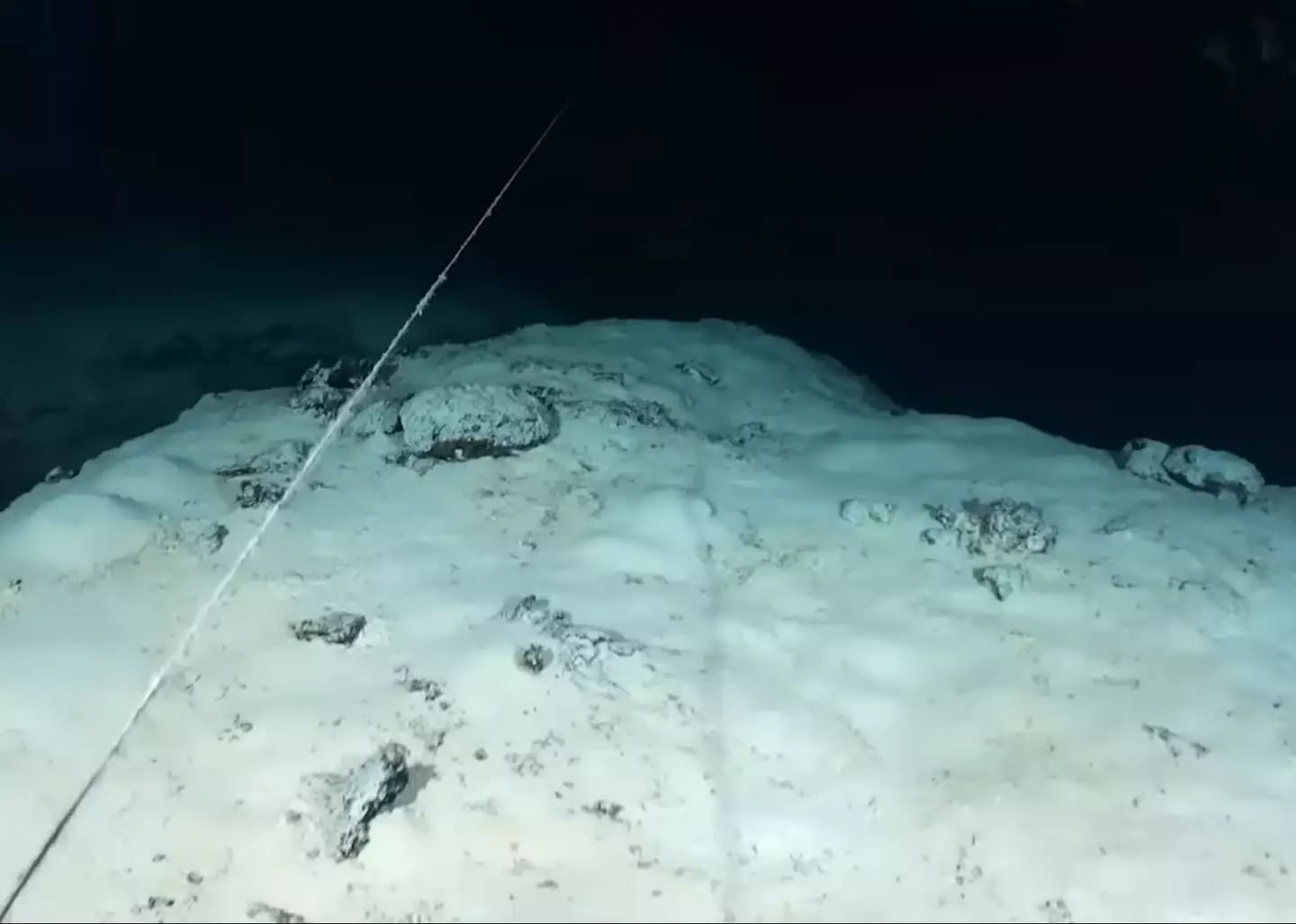 It's a dark void of death down there. (YouTube/Beyond Discovery)