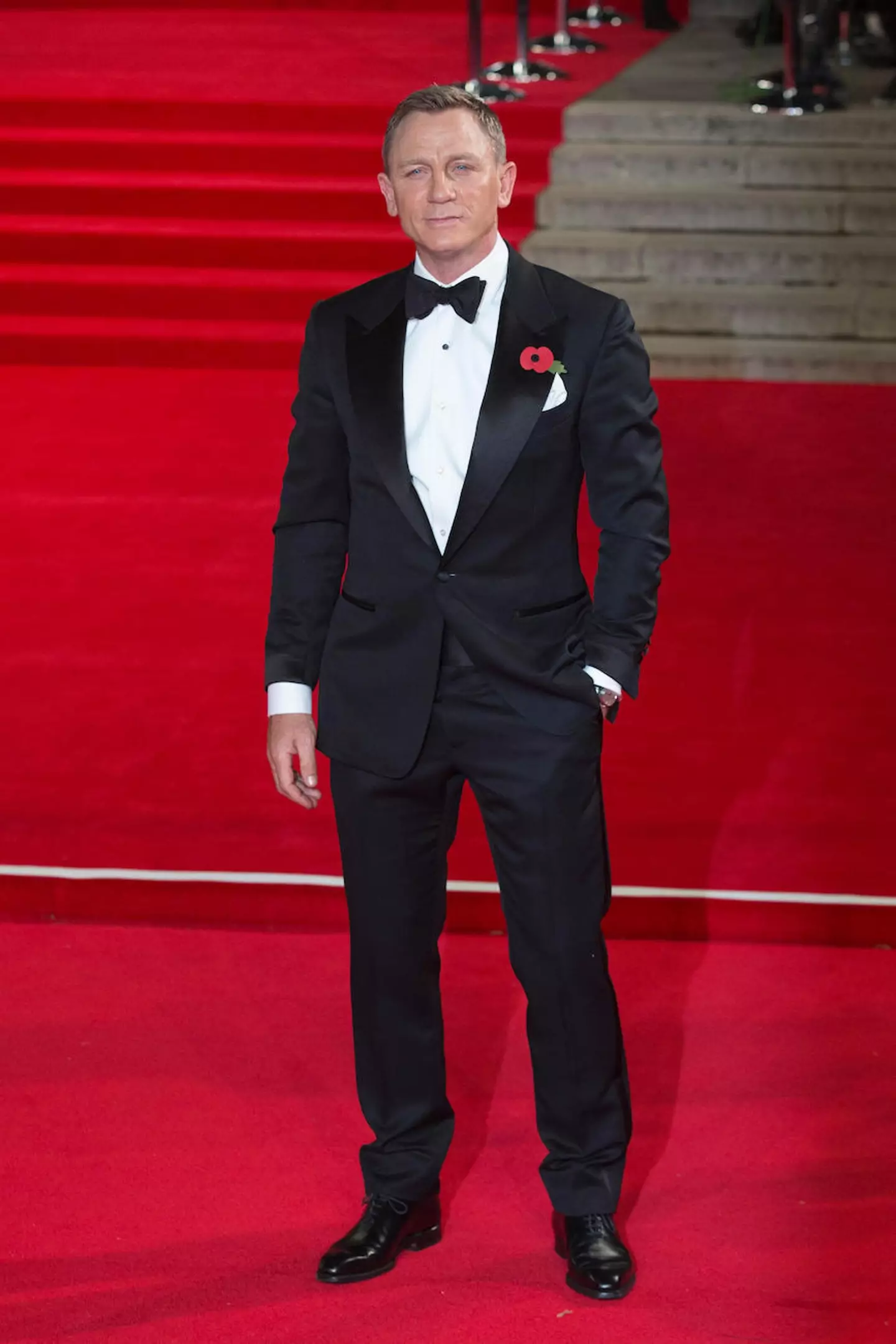 Actor Daniel Craig at the World Premiere of Spectre at the Royal Albert Hall in 2015.