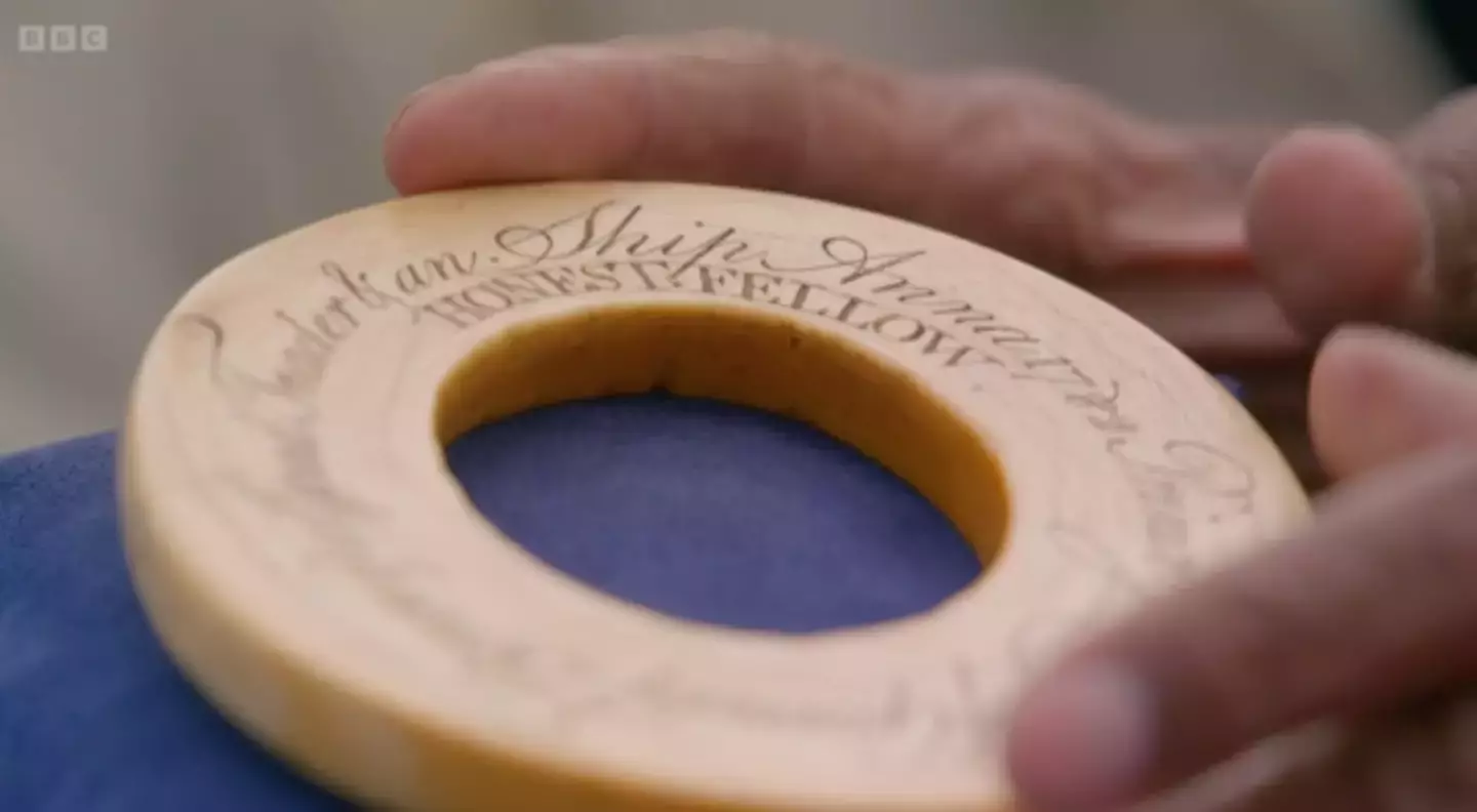 The Antiques Roadshow expert said he did 'not want to put a price' on the item (BBC)