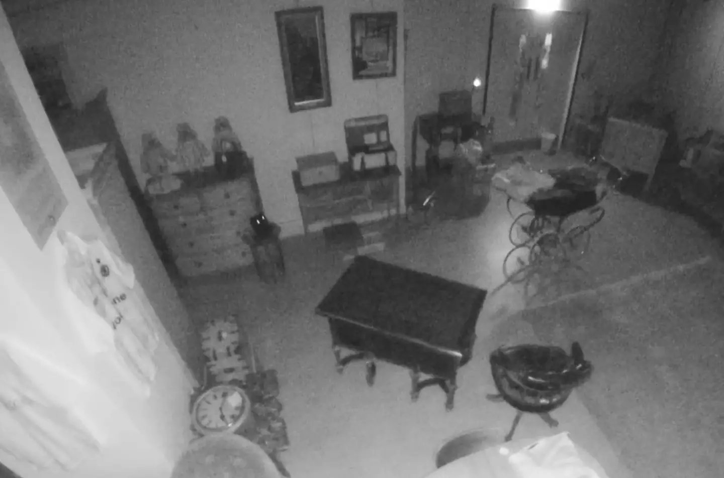 The pram could be seen rolling in the video (Kennedy News and Media)