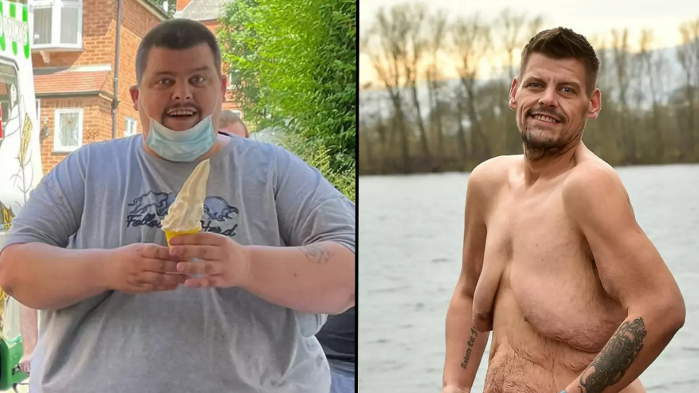 Lad who wore XXXXXXXL t-shirts loses 20 stone in less than two years with swimming