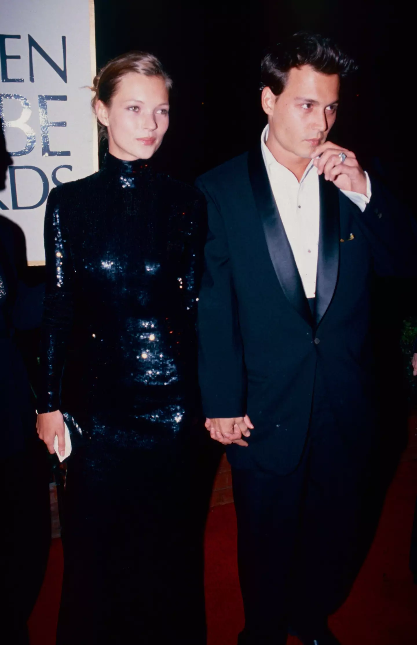 Moss and Depp in 1995.