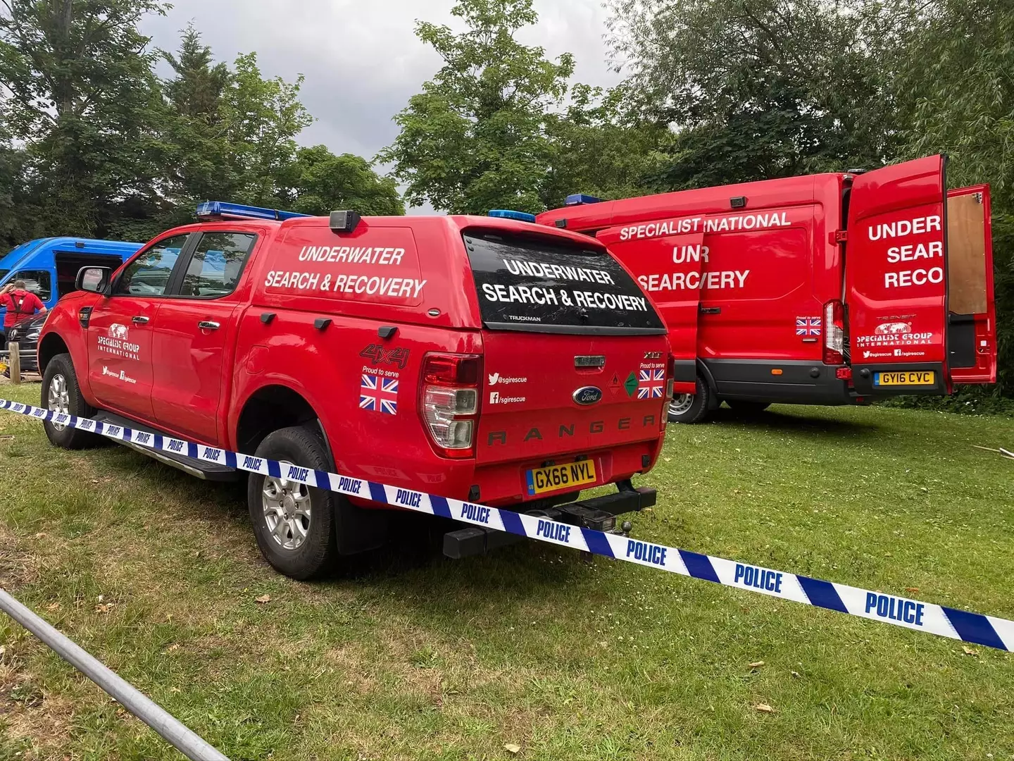 An expert dive team have volunteered to help police in their search and can cover 10 miles of river each day.