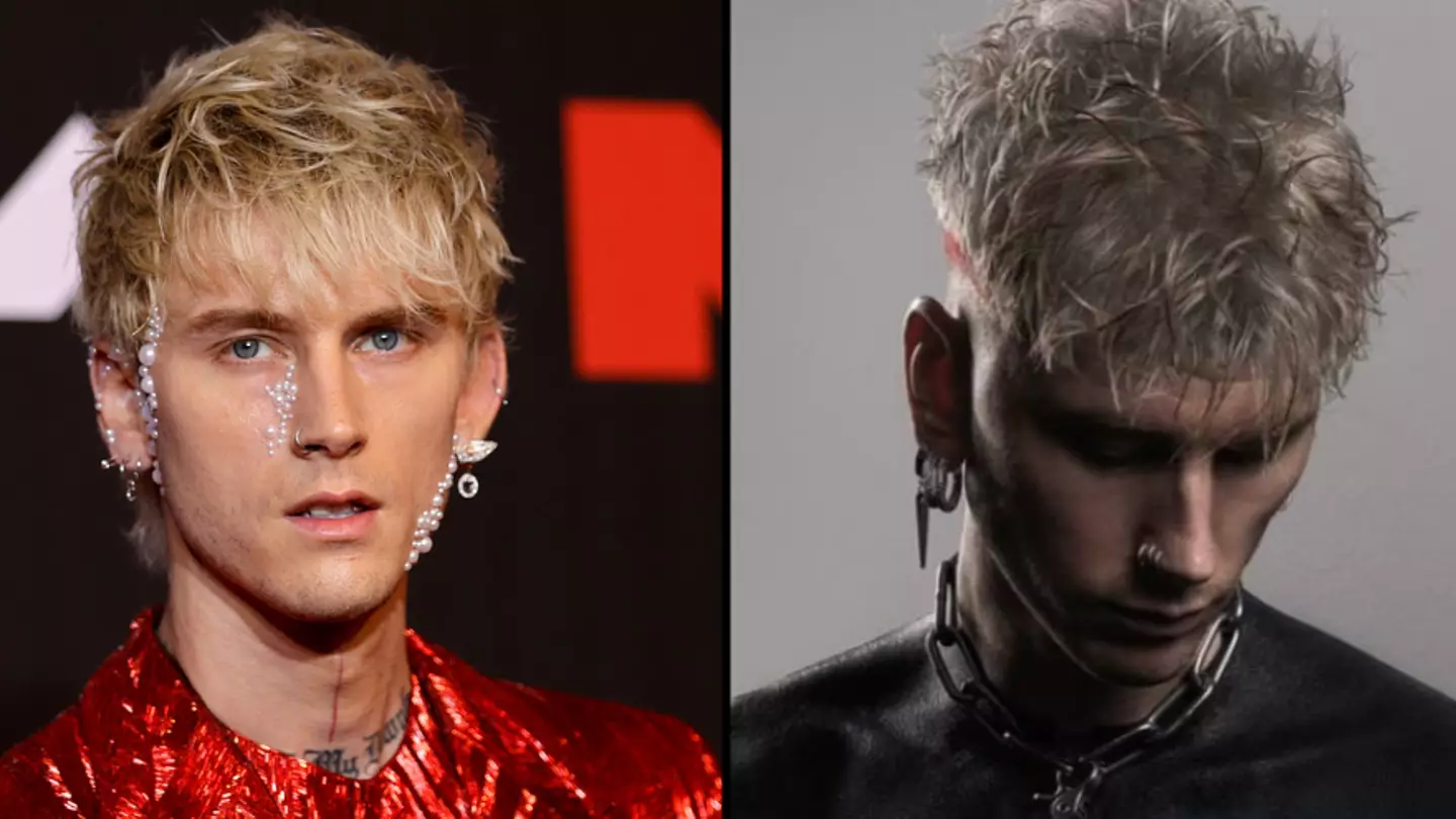 Machine Gun Kelly shocks fans after revealing bold new half body tattoo