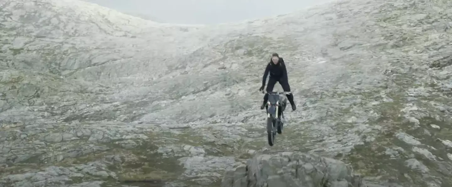 For the upcoming Mission Impossible: Dead Reckoning Part One, the Ethan Hunt actor ‘risks death’ to perform a next-level motorbike stunt.