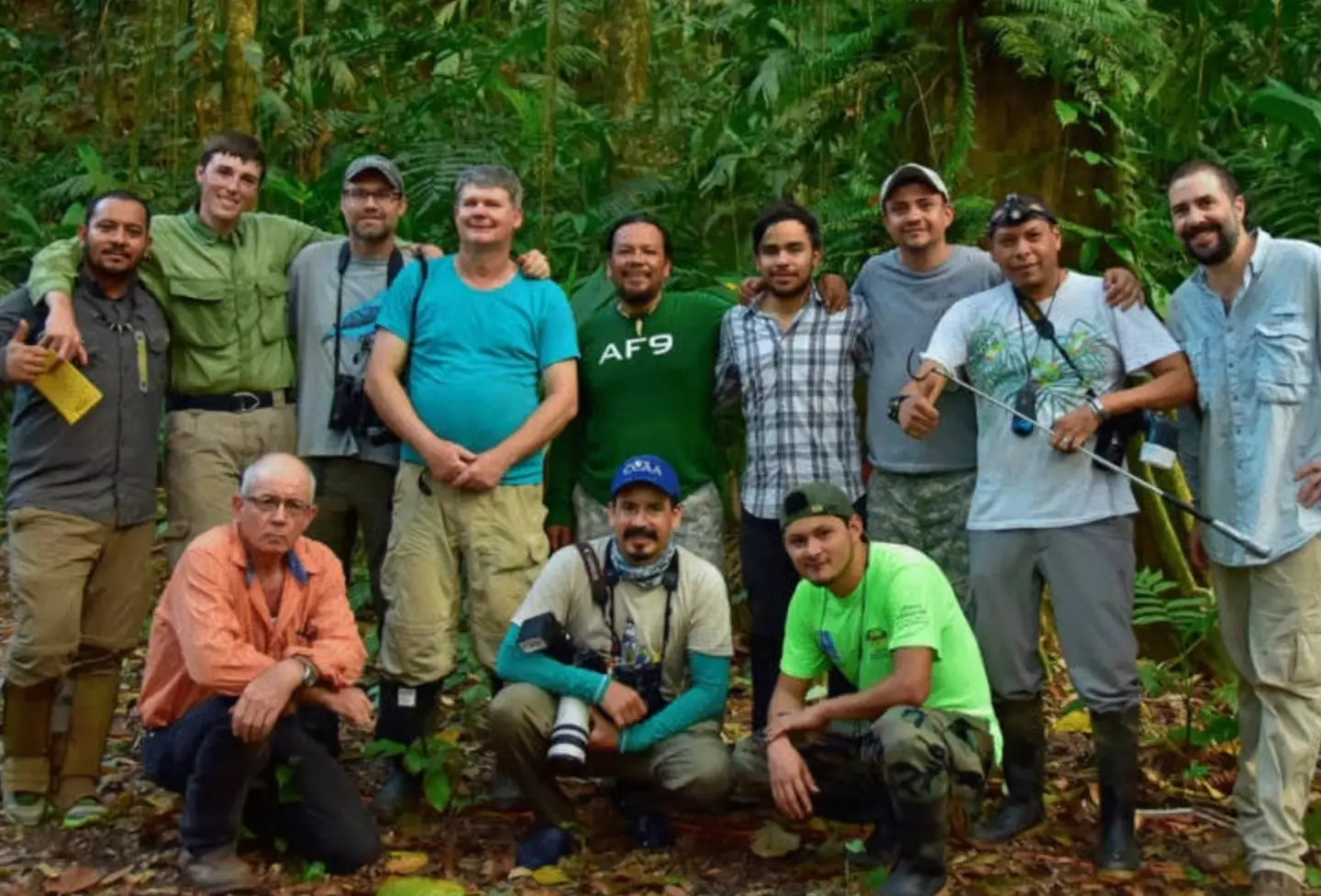 The scientists discovered hundreds of species living in the lost city, including some thought to have gone extinct (Conservation International)