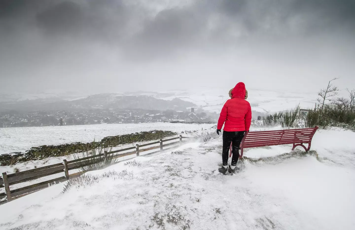 Extreme weather conditions amid the storm forced the pilot to abort the landing.