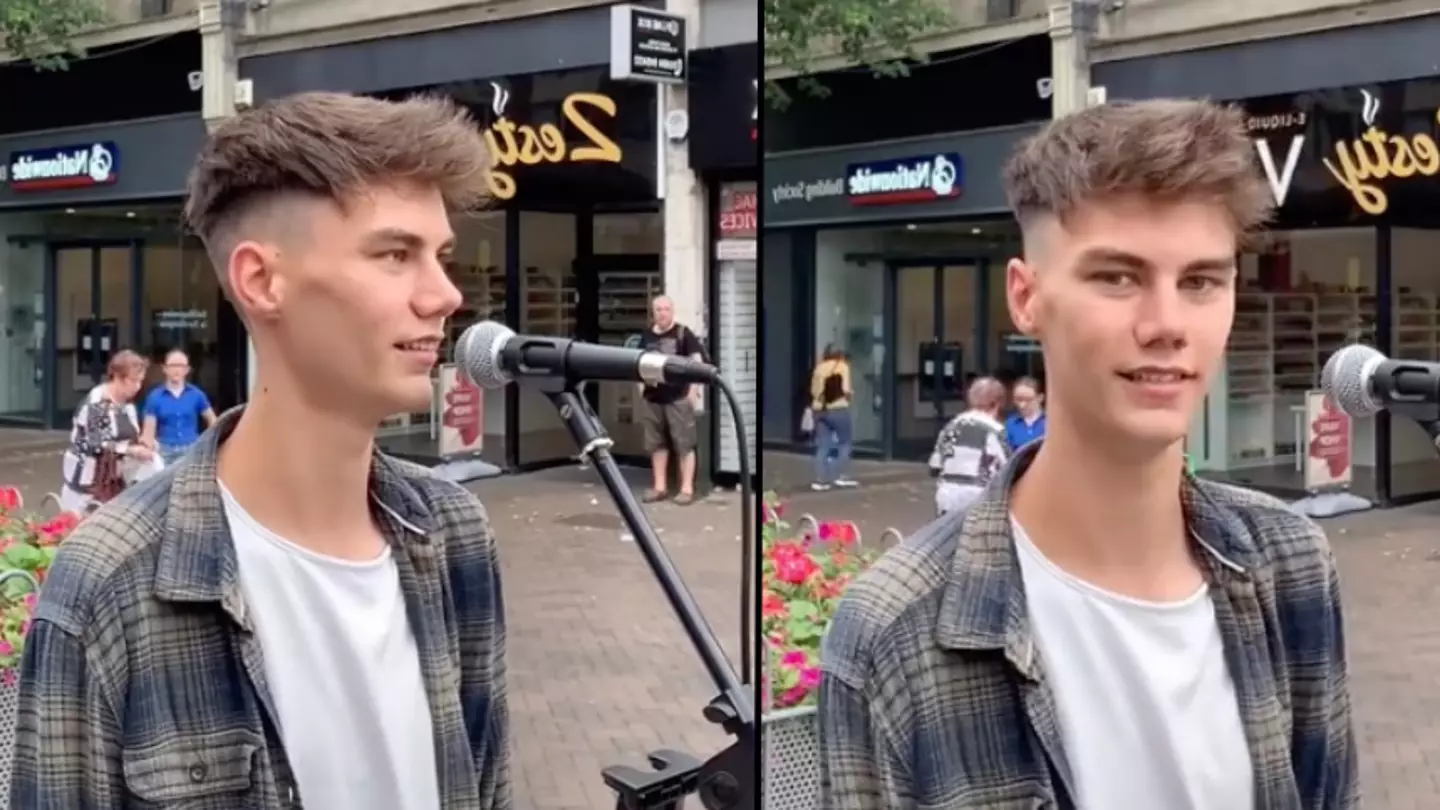 Busker praised after being harassed by ‘drunk Thor’ mid performance