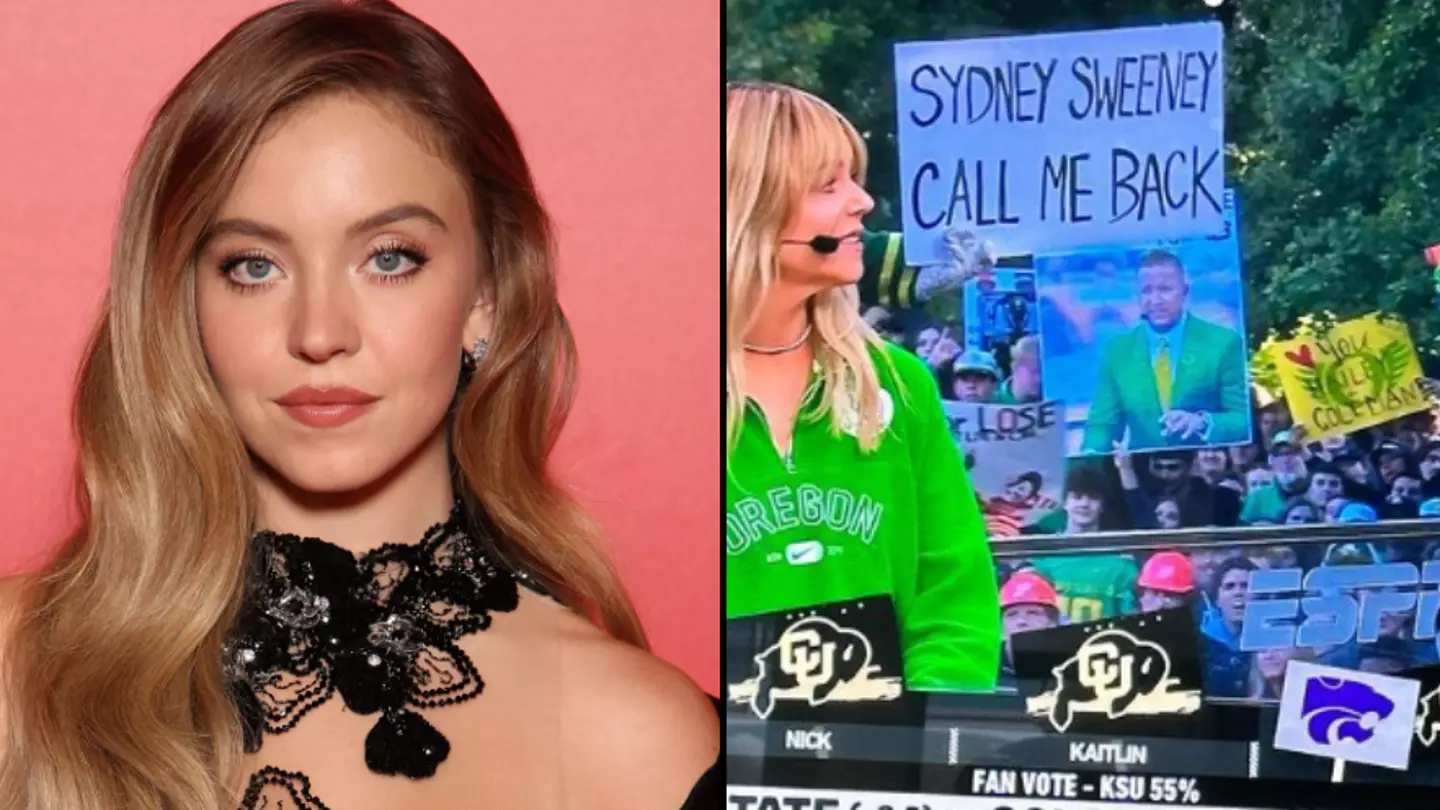 Sydney Sweeney had incredible response after mascot asked her to ‘call them back’ on live TV