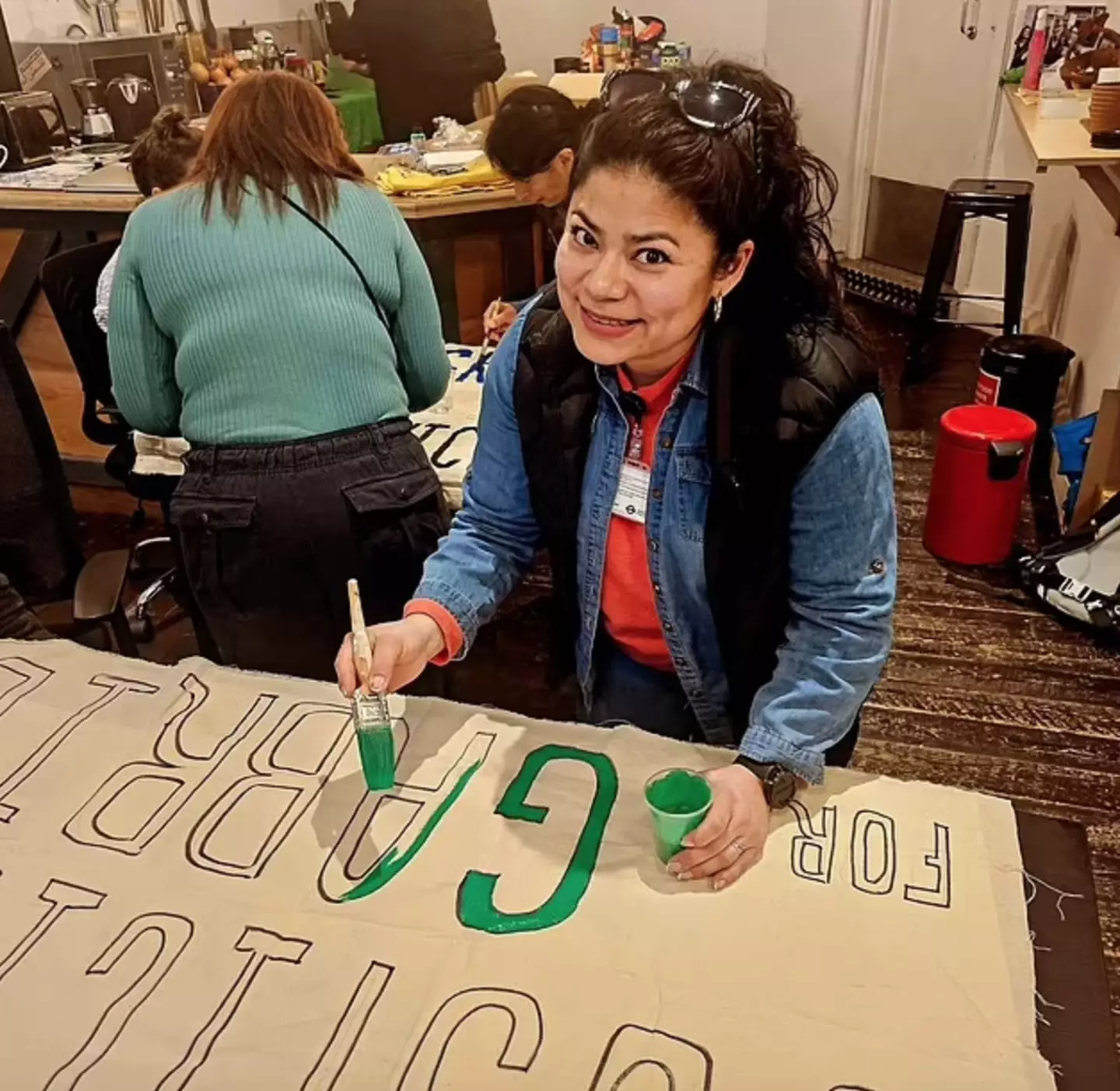 Gabriela Rogriguez was fired from her cleaning job after eating a leftover sandwich from a meeting.