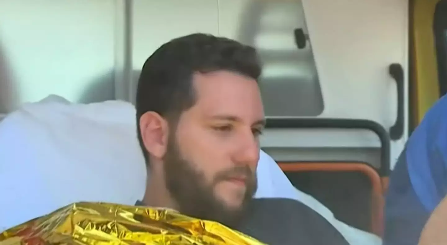 Ivan's life was saved by a football washed out to sea.