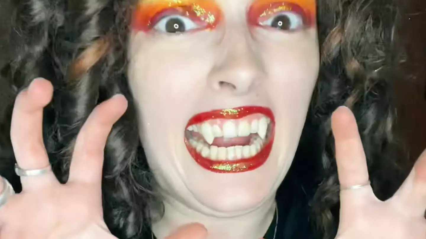 Woman who is a 'real life vampire' reveals what shocking food she eats