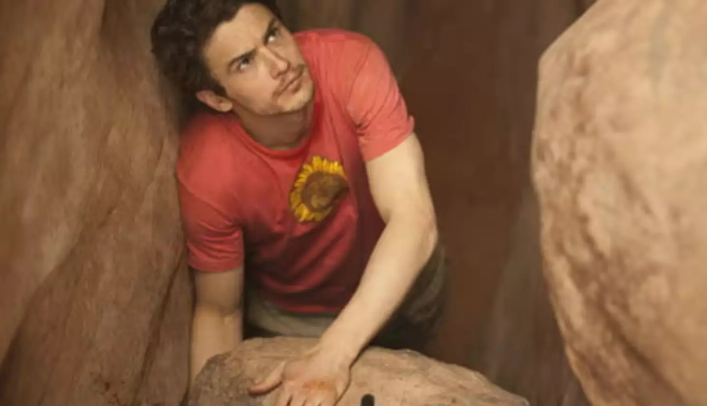 James Franco as Aron Ralston in 127 Hours (Warner Bros/Searchlight Pictures)